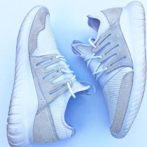 White Adidas Running Shoes